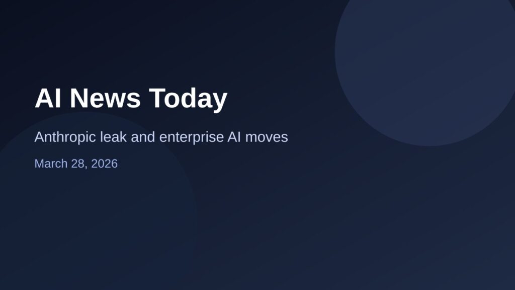 AI News Today featured image