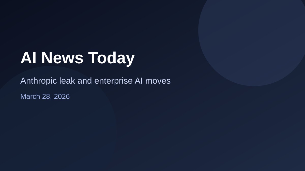 AI News Today featured image